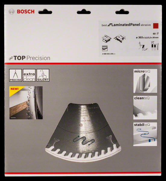 L Circul Top Lamine Abr 303X30X3,2 Bosch 2608642106