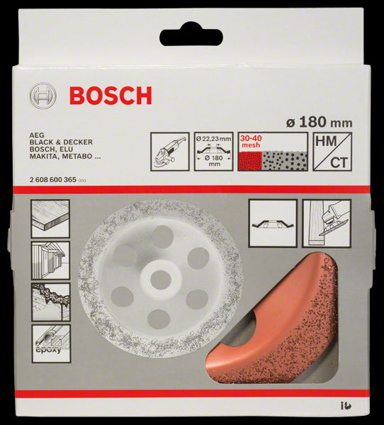 Meule Carbure Fin Bombe 180 Bosch 2608600365