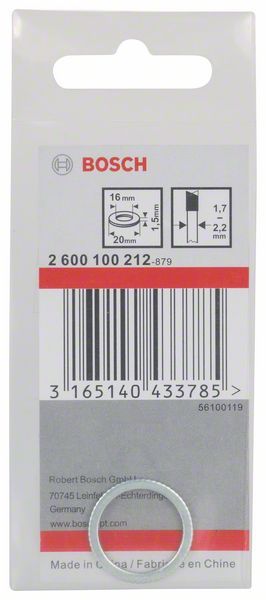 Bague Reduction 20X16X1,5mm Bosch 2600100212