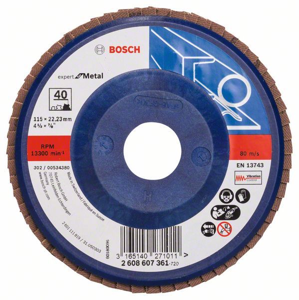 1 Plateau Lamell Metal 115 G40 Plas Bosch 2608607361